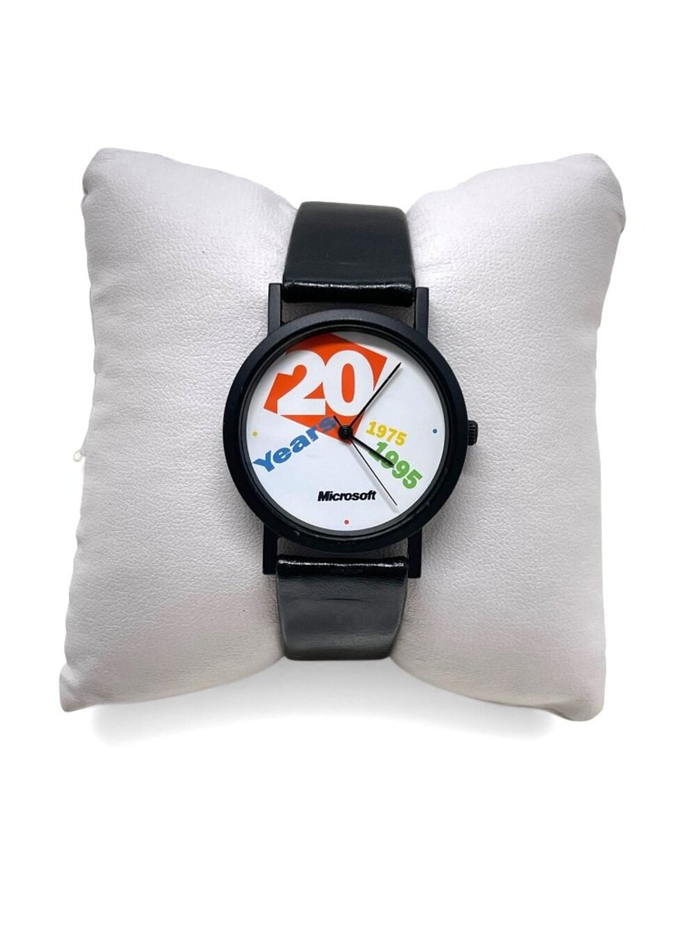 Vintage 1995 Microsoft 20th Anniversary Commemorative Watch New Old Stock